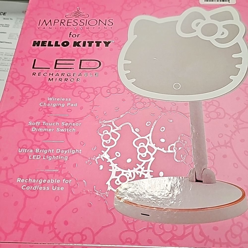 NWT HELLO KITTY IMPRESSIONS VANITY MIRROR